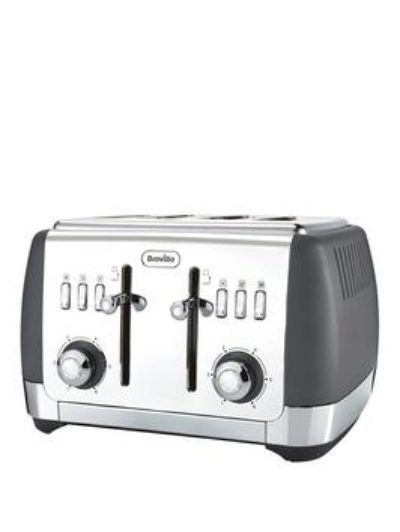 Breville Strata Grey 4-Slice Toaster